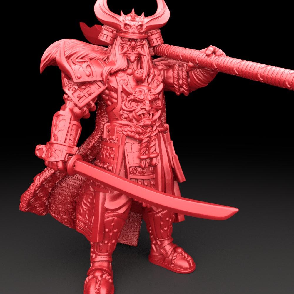 3D Printed Bestiary Vol. 5 Nafarrate Hachiman - 32mm Ragnarok D&D - 3D Printing Boss 