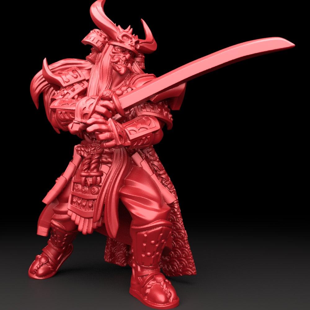 3D Printed Bestiary Vol. 5 Nafarrate Hachiman - 32mm Ragnarok D&D - 3D Printing Boss 