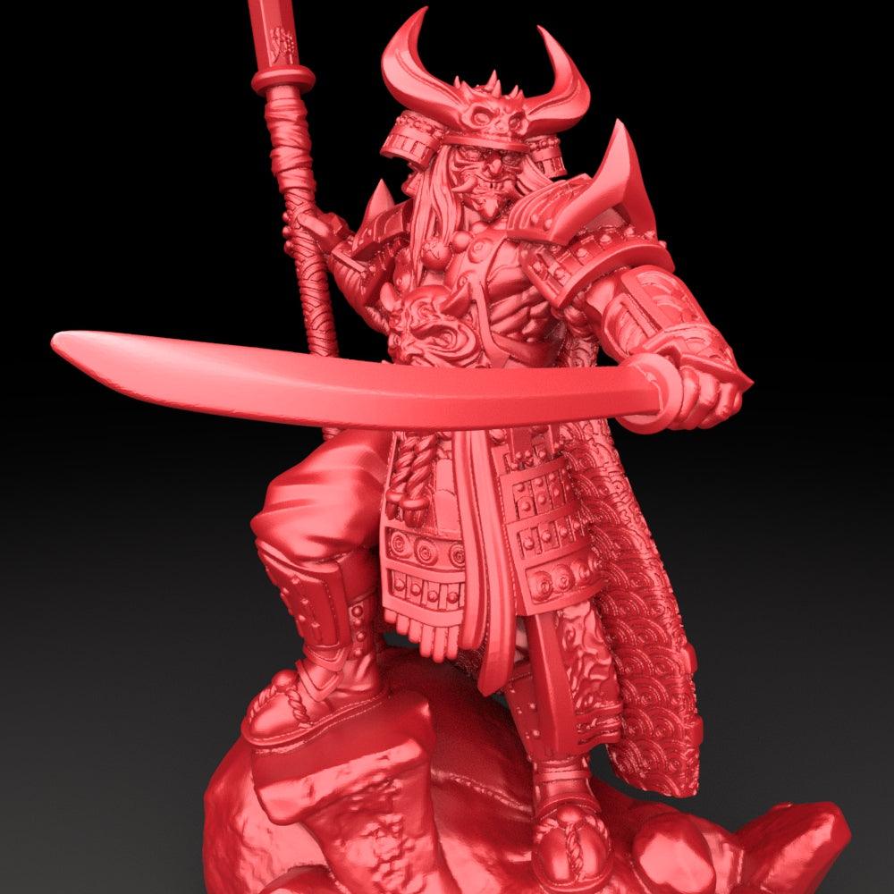 3D Printed Bestiary Vol. 5 Nafarrate Hachiman - 32mm Ragnarok D&D - 3D Printing Boss 