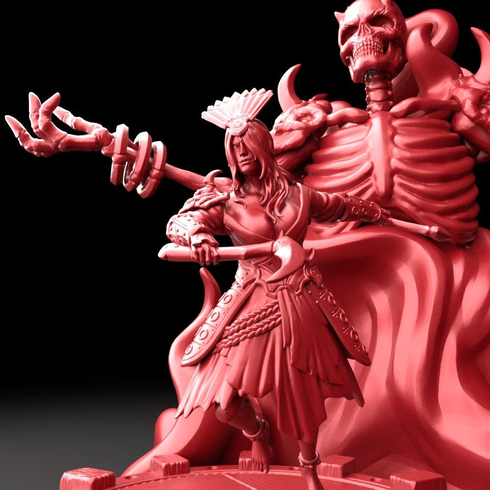 3D Printed Bestiary Vol. 5 Nafarrate Izanami - 32mm Ragnarok D&D - 3D Printing Boss 