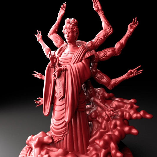 3D Printed Bestiary Vol. 5 Nafarrate - Kannon 32mm Ragnarok D&D - 3D Printing Boss 