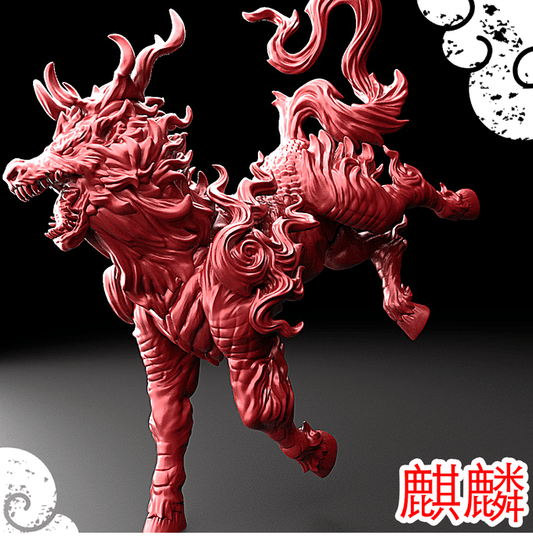 3D Printed Bestiary Vol. 5 Nafarrate - Kirin 32mm Ragnarok D&D - 3D Printing Boss 