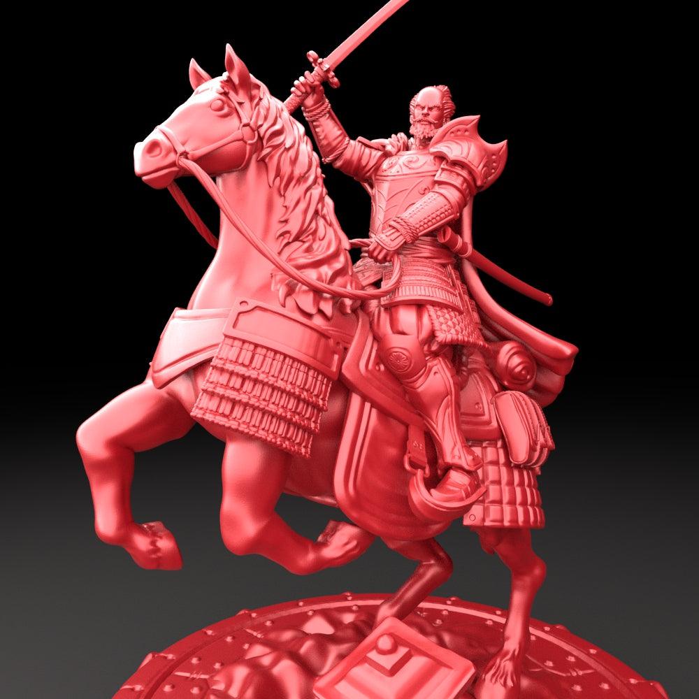 3D Printed Bestiary Vol. 5 Nafarrate - Oda Nobunaga 32mm Ragnarok D&D - 3D Printing Boss 