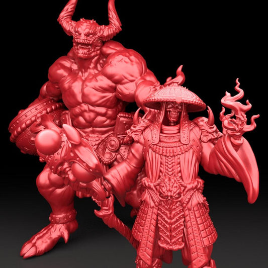 3D Printed Bestiary Vol. 5 Nafarrate - Old Invoker 32mm Ragnarok D&D - 3D Printing Boss 