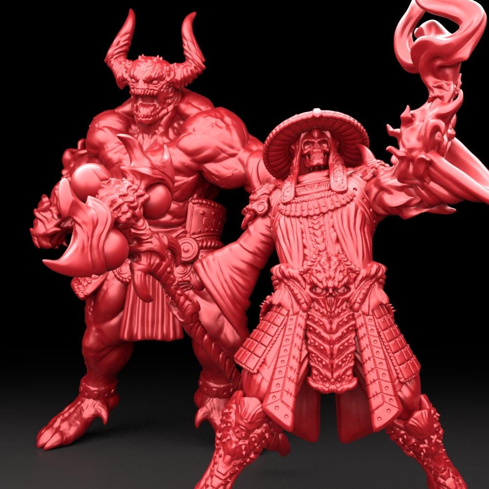 3D Printed Bestiary Vol. 5 Nafarrate - Old Invoker 32mm Ragnarok D&D - 3D Printing Boss 