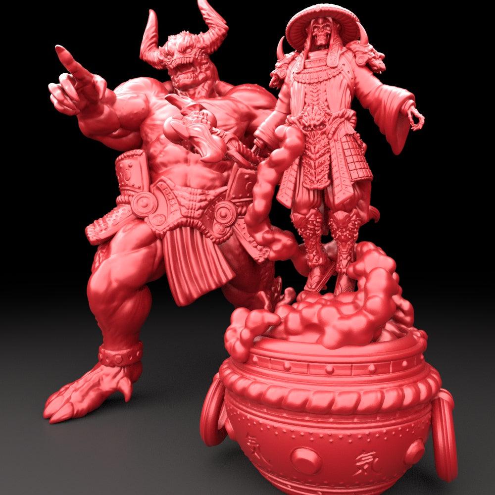 3D Printed Bestiary Vol. 5 Nafarrate - Old Invoker 32mm Ragnarok D&D - 3D Printing Boss 