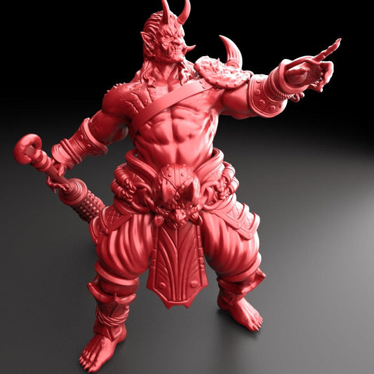 3D Printed Bestiary Vol. 5 Nafarrate - Oni 32mm Ragnarok D&D - 3D Printing Boss 