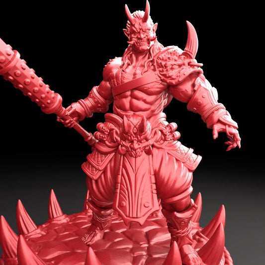 3D Printed Bestiary Vol. 5 Nafarrate - Oni 32mm Ragnarok D&D - 3D Printing Boss 