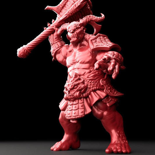 3D Printed Bestiary Vol. 5 Nafarrate - Oni Ogre 32mm Ragnarok D&D - 3D Printing Boss 