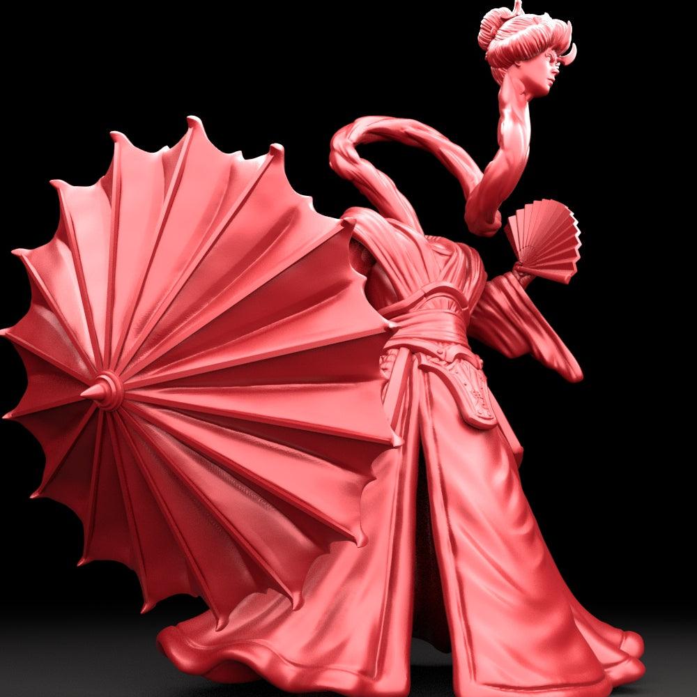 3D Printed Bestiary Vol. 5 Nafarrate - Rokurokubi 32mm Ragnarok D&D - 3D Printing Boss 