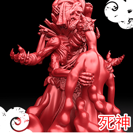 3D Printed Bestiary Vol. 5 Nafarrate - Shinigami 32mm Ragnarok D&D - 3D Printing Boss 