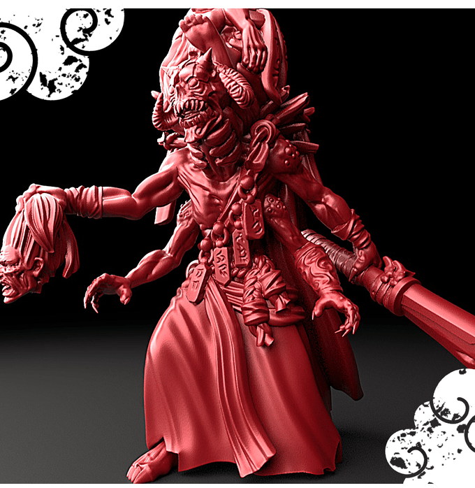 3D Printed Bestiary Vol. 5 Nafarrate - Shinigami 32mm Ragnarok D&D - 3D Printing Boss 