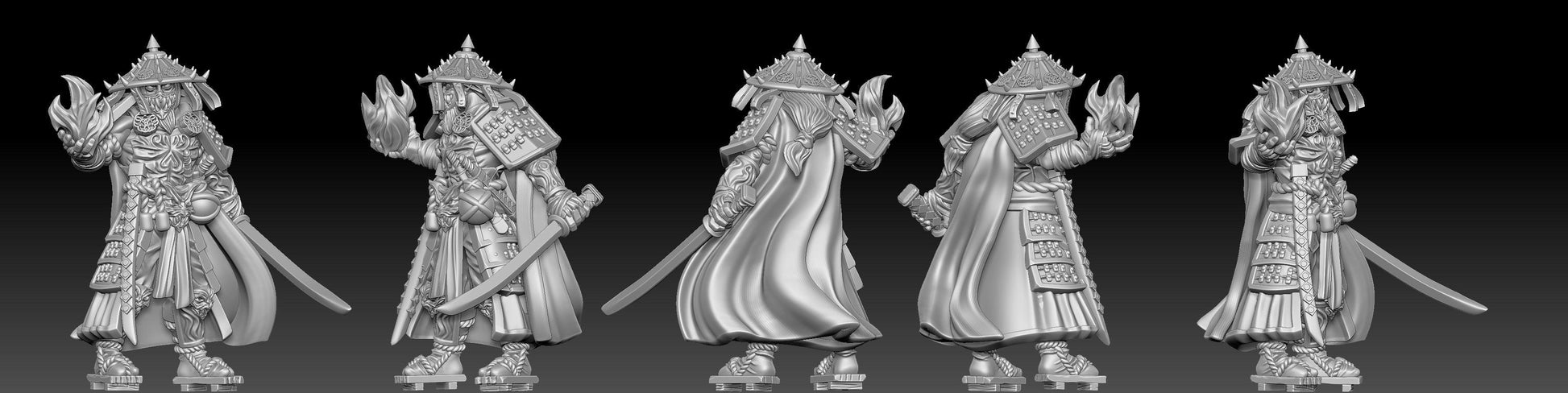 3D Printed Bestiary Vol. 5 Nafarrate - Susanoo 32mm Ragnarok D&D - 3D Printing Boss 