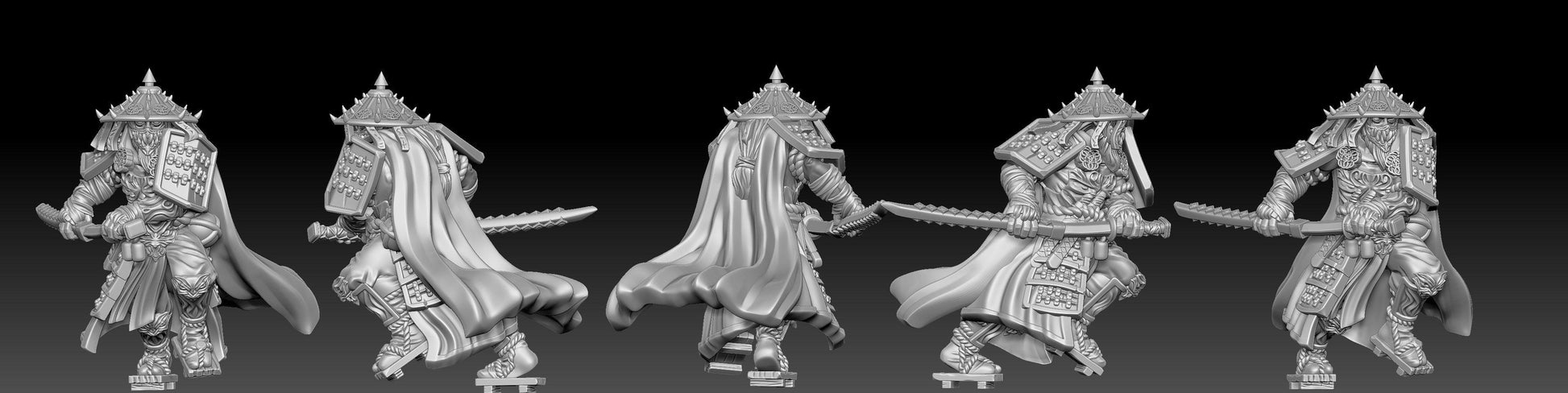 3D Printed Bestiary Vol. 5 Nafarrate - Susanoo 32mm Ragnarok D&D - 3D Printing Boss 