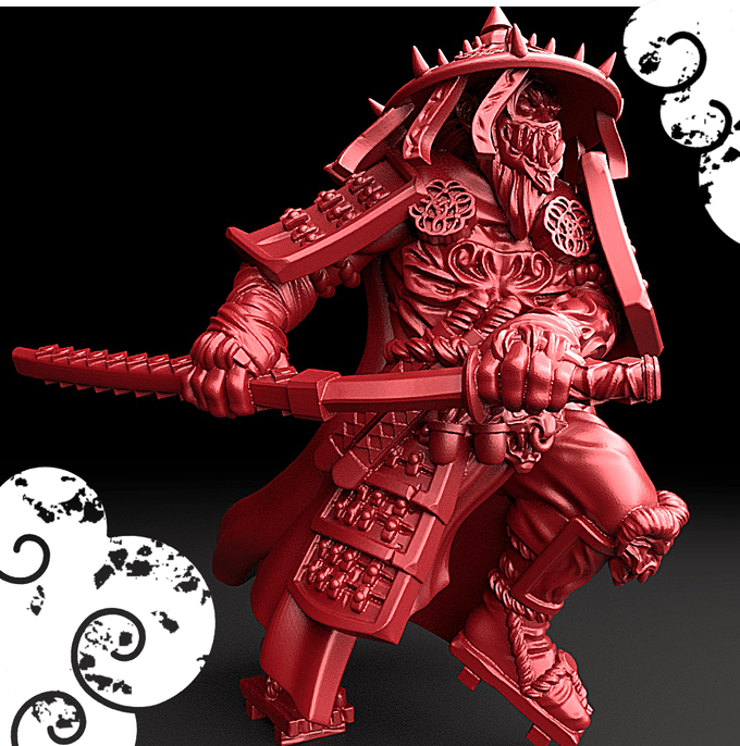 3D Printed Bestiary Vol. 5 Nafarrate - Susanoo 32mm Ragnarok D&D - 3D Printing Boss 