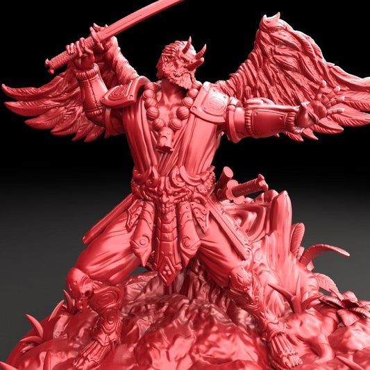 3D Printed Bestiary Vol. 5 Nafarrate - Tengu 32mm Ragnarok D&D - 3D Printing Boss 