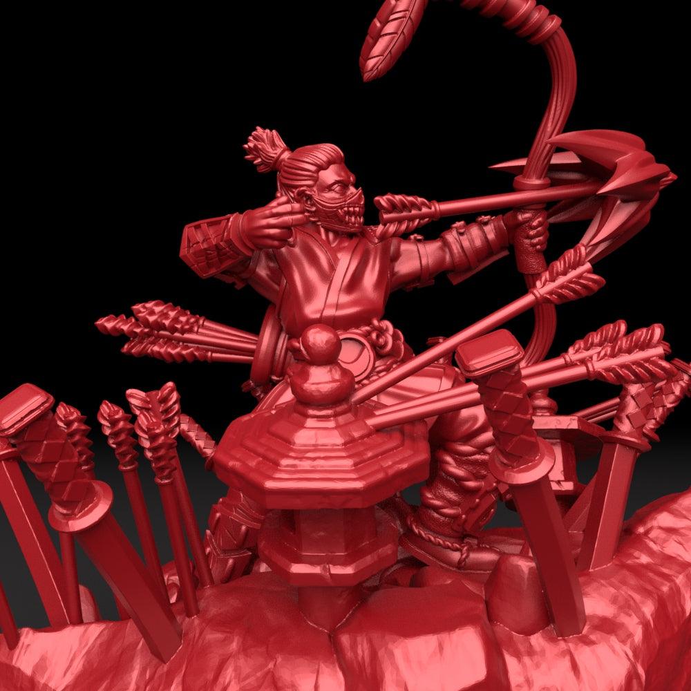 3D Printed Bestiary Vol. 5 Nafarrate - Tsukuyomi 32mm Ragnarok D&D - 3D Printing Boss 