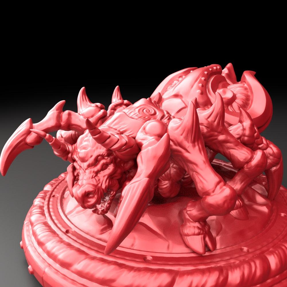 3D Printed Bestiary Vol. 5 Nafarrate - Ushi Oni 32mm Ragnarok D&D - 3D Printing Boss 