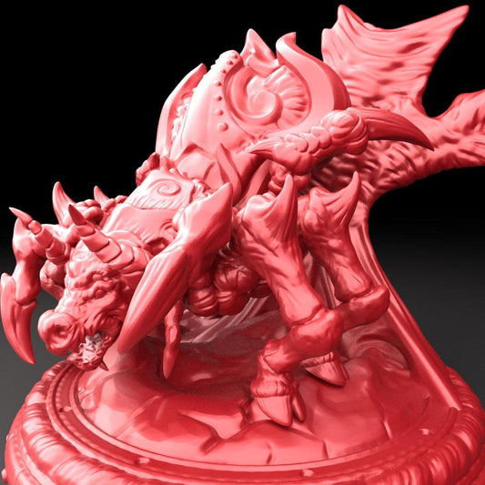 3D Printed Bestiary Vol. 5 Nafarrate - Ushi Oni 32mm Ragnarok D&D - 3D Printing Boss 