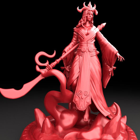 3D Printed Bestiary Vol. 5 Nafarrate - Yuki Ona 32mm Ragnarok D&D - 3D Printing Boss 