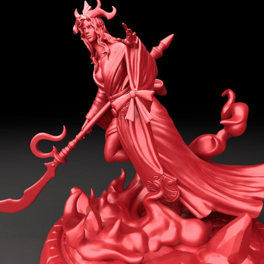 3D Printed Bestiary Vol. 5 Nafarrate - Yuki Ona 32mm Ragnarok D&D - 3D Printing Boss 