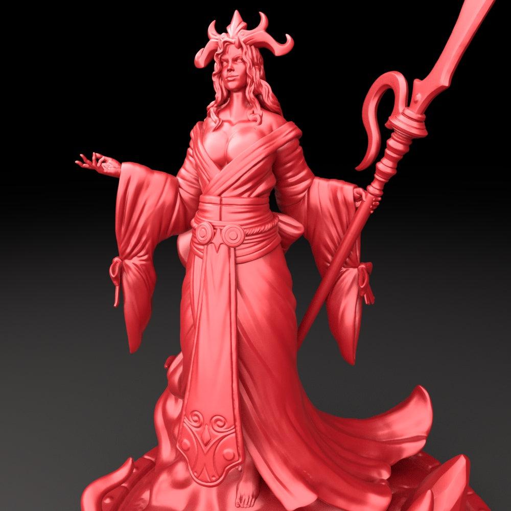 3D Printed Bestiary Vol. 5 Nafarrate - Yuki Ona 32mm Ragnarok D&D - 3D Printing Boss 