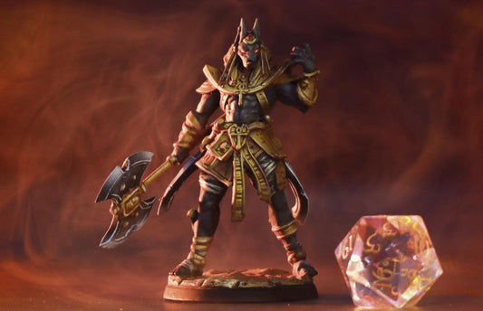 3D Printed Cast n Play Ancient Jackal Echoes of Life 28mm 32mm D&D - 3D Printing Boss 