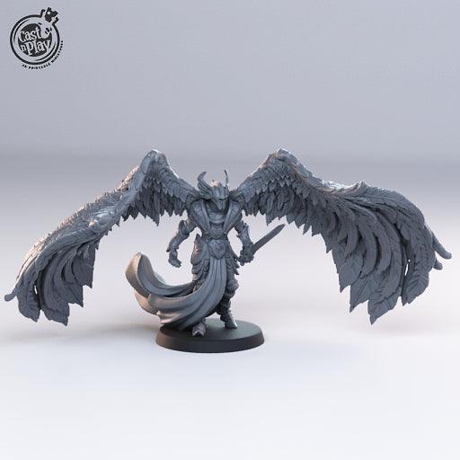 3D Printed Cast n Play Angel Justicar 28mm 32mm D&D - 3D Printing Boss 