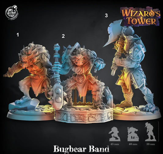 3D Printed Cast n Play Bugbear Band Wizards Tower  D&D - 3D Printing Boss 