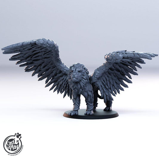 3D Printed Cast n Play Celestial Beast 28mm 32mm D&D - 3D Printing Boss 