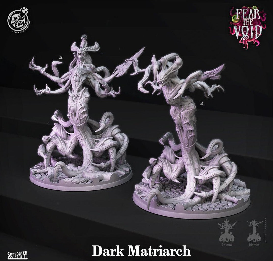 3D Printed Cast n Play Dark Matriarch Fear the Void 28mm 32mm D&D - 3D Printing Boss 