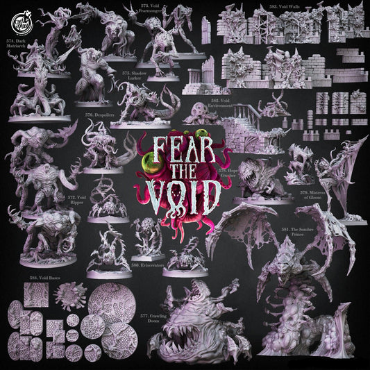 3D Printed Cast n Play Despoilers Fear the Void 28mm 32mm D&D - 3D Printing Boss 