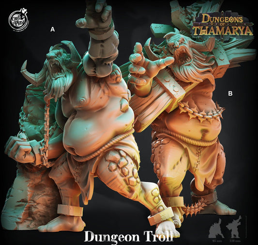 3D Printed Cast n Play Dungeon Trolls Dungeons of Thamarya 28mm 32mm D&D - 3D Printing Boss 