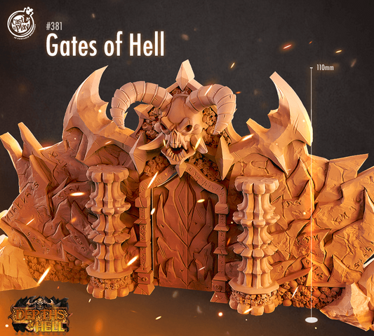 3D Printed Cast n Play Gates of Hell Depths of Hell 28mm 32mm D&D - 3D Printing Boss 