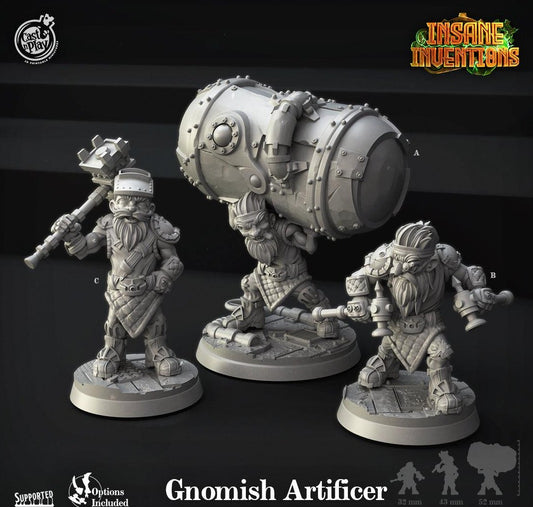 3D Printed Cast n Play Gnomish Artificers Insane Inventions 28mm 32mm D&D - 3D Printing Boss 
