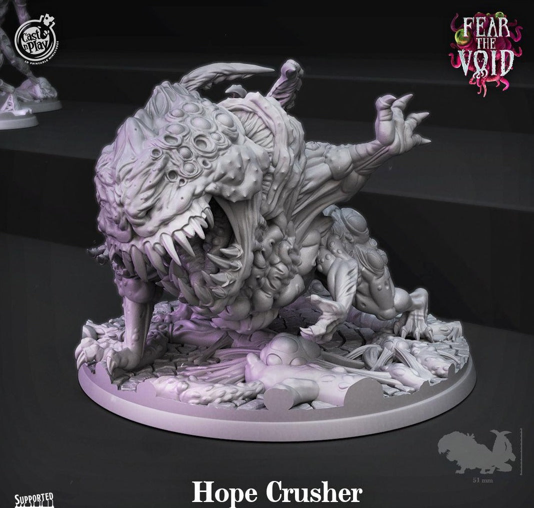 3D Printed Cast n Play Hope Crusher Fear the Void 28mm 32mm D&D - 3D Printing Boss 