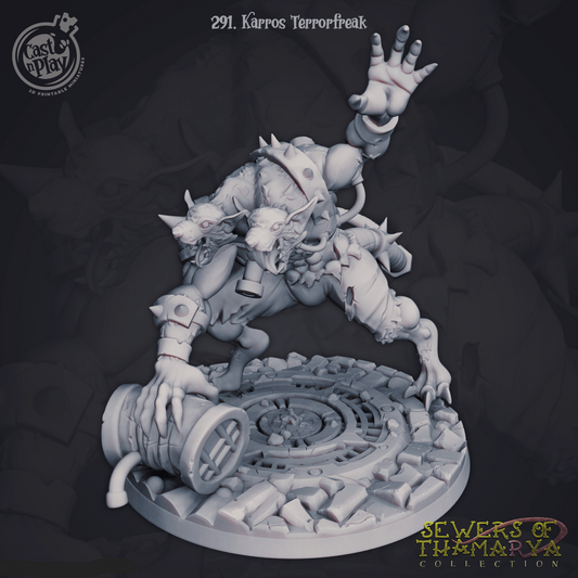 3D Printed Cast n Play Karros Terrorfreak Sewers of Thamarya 28mm 32mm D&D - 3D Printing Boss 