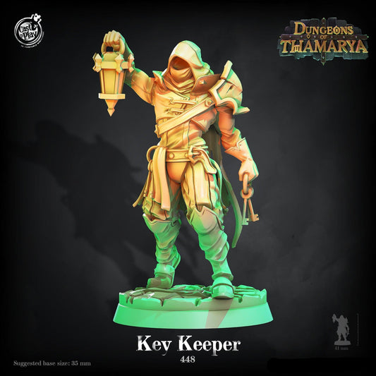 3D Printed Cast n Play Key Keeper Dungeons of Thamarya 28mm 32mm D&D - 3D Printing Boss 