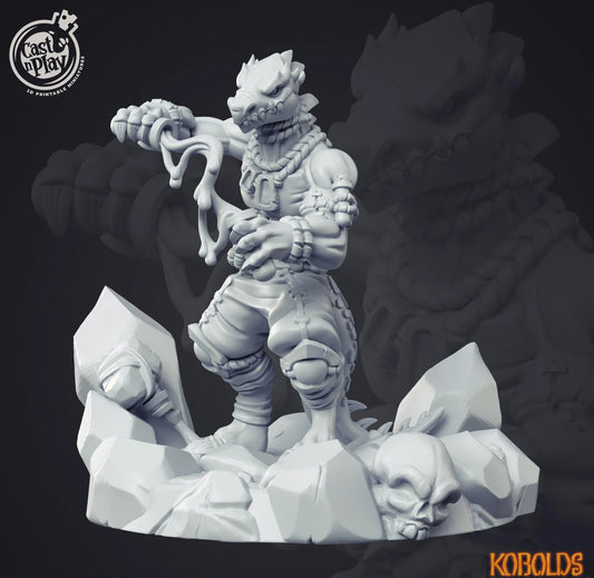3D Printed Cast n Play Kobold Alchemist 28mm 32mm D&D - 3D Printing Boss 