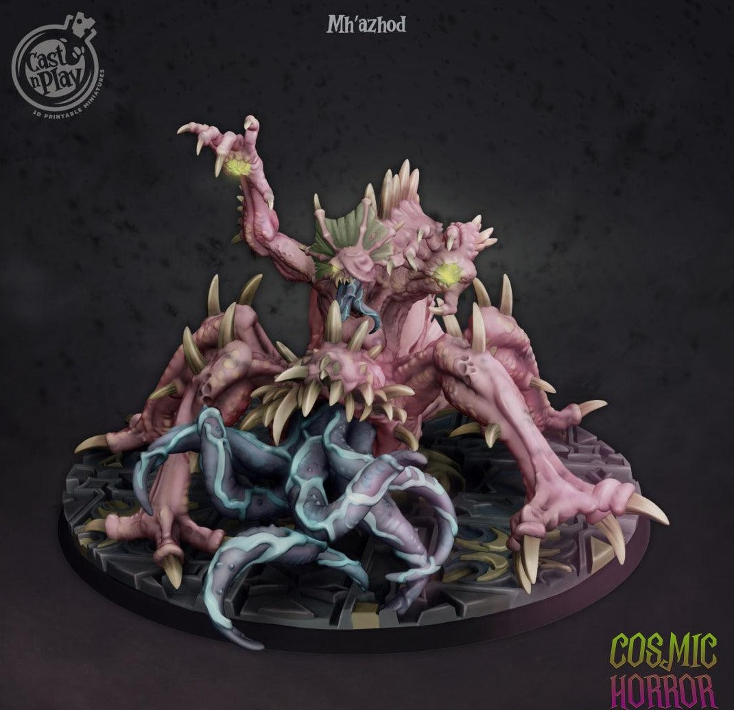 3D Printed Cast n Play Mh'azhod Cosmic Horrors 28mm 32mm D&D - 3D Printing Boss 
