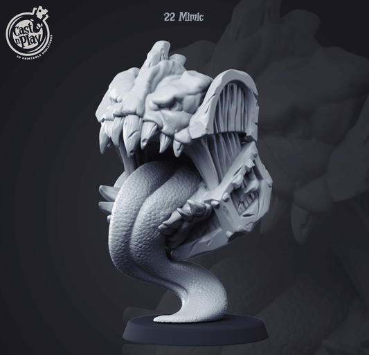 3D Printed Cast n Play Mimic 28mm 32mm D&D - 3D Printing Boss 