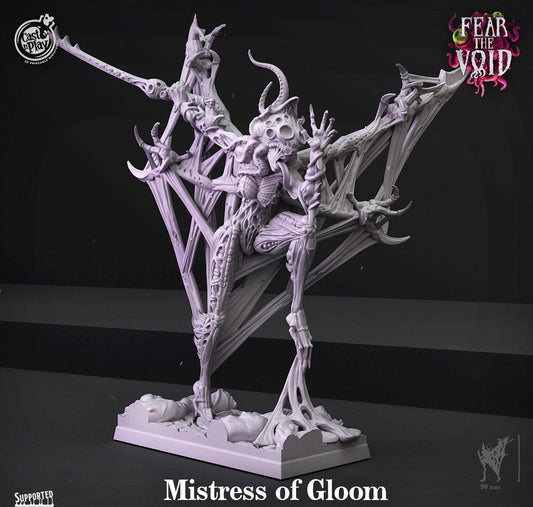 3D Printed Cast n Play Mistress of Gloom Fear the Void 28mm 32mm D&D - 3D Printing Boss 