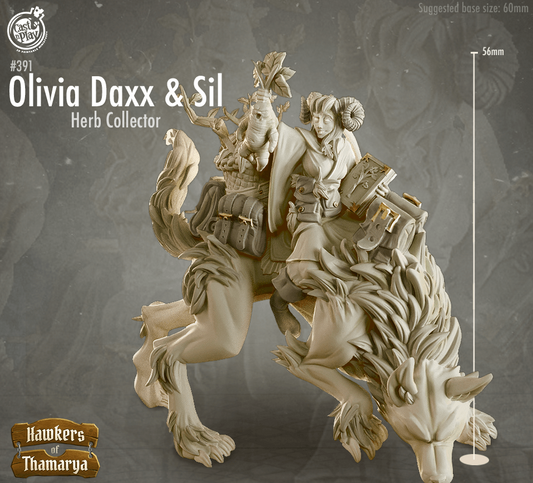 3D Printed Cast n Play Olivia Daxx and Sil Hawkers of Thamarya 28mm 32mm D&D - 3D Printing Boss 