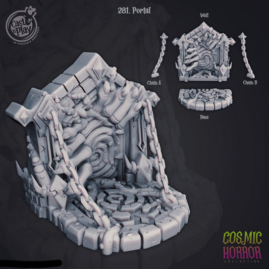 3D Printed Cast n Play Portal Cosmic Horrors 28mm 32mm D&D - 3D Printing Boss 