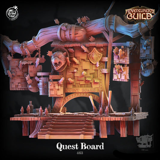 3D Printed Cast n Play Quest Board 28mm 32mm D&D - 3D Printing Boss 