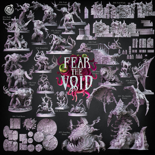 3D Printed Cast n Play Shadow Lurker Fear the Void 28mm 32mm D&D - 3D Printing Boss 