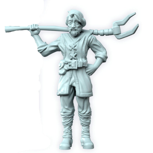 3D Printed Cast n Play Stable Keeper Farmer Kingdom of Thamarya 28mm 32mm D&D - 3D Printing Boss 