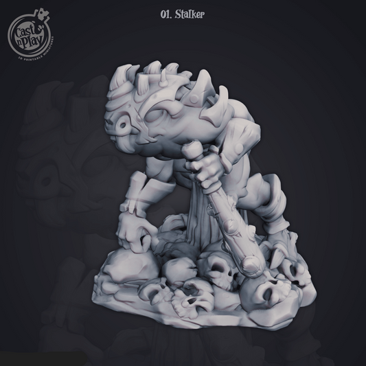 3D Printed Cast n Play Stalker 28mm 32mm D&D - 3D Printing Boss 