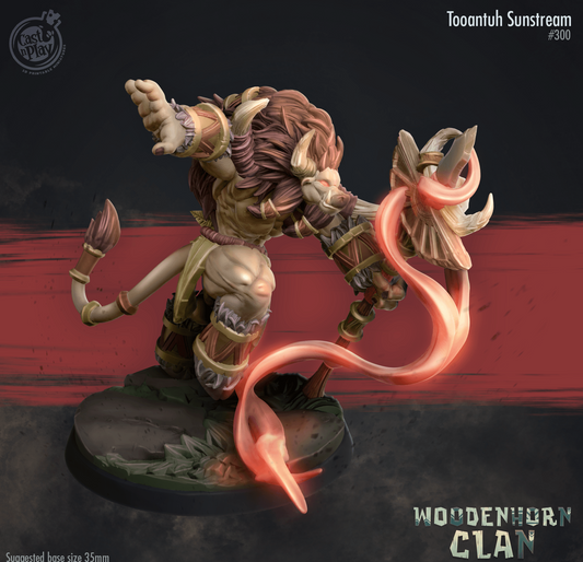3D Printed Cast n Play Tooantuh Sunstream 28mm 32mm D&D - 3D Printing Boss 
