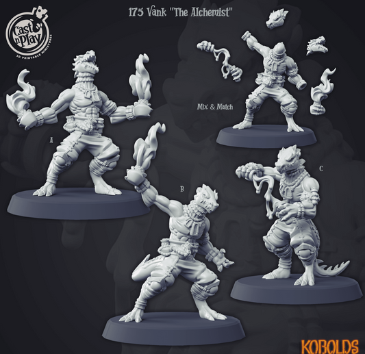 3D Printed Cast n Play Vank The Alchemist Kobold Collection 28 32mm D&D - 3D Printing Boss 